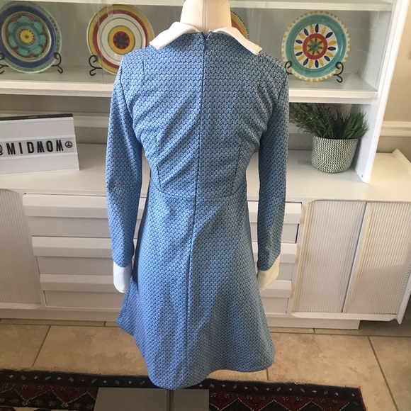 Vintage collared work dress Small - Picture 3 of 8